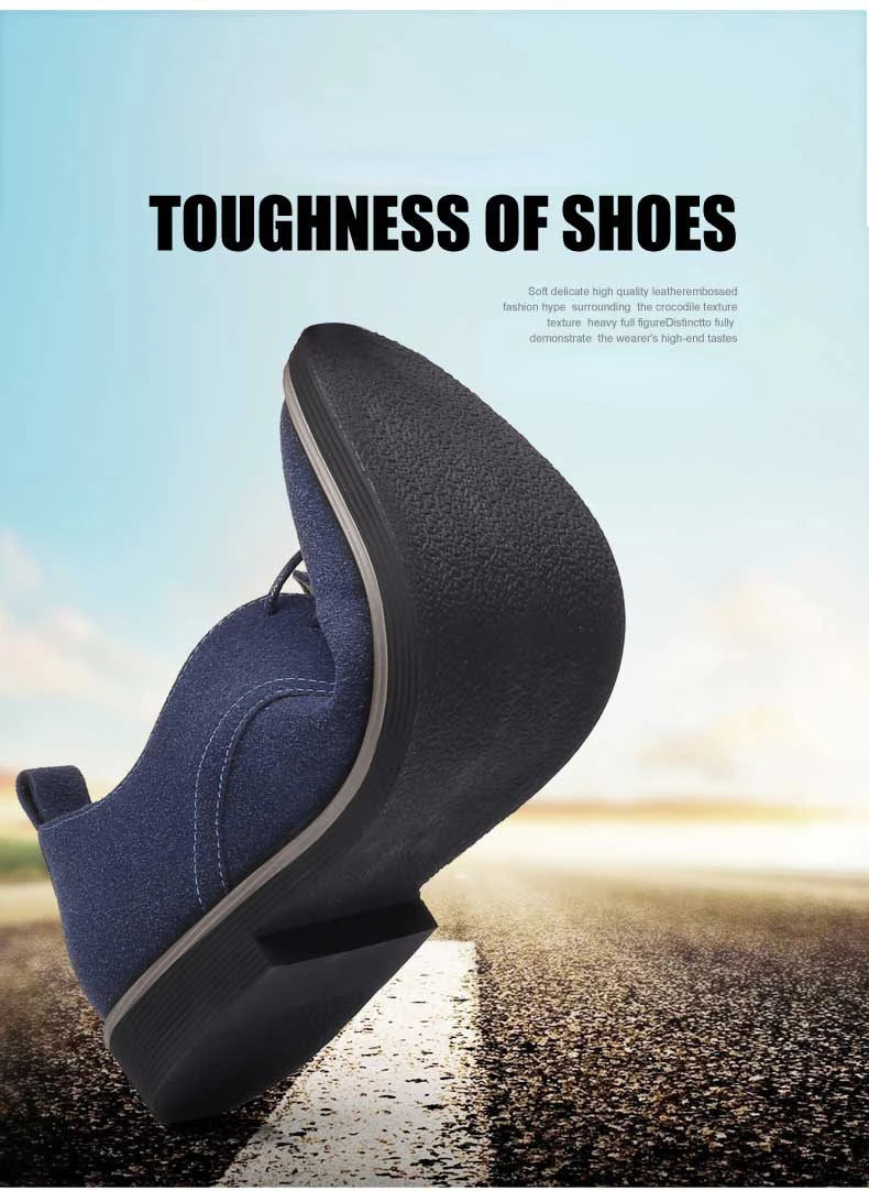 Herren Freizeitschuhe - Wildleder mit Schnürsenkeln