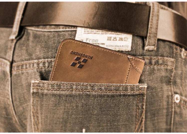 Men’s Synthetic Leather Wallet – Classic and Functional Design