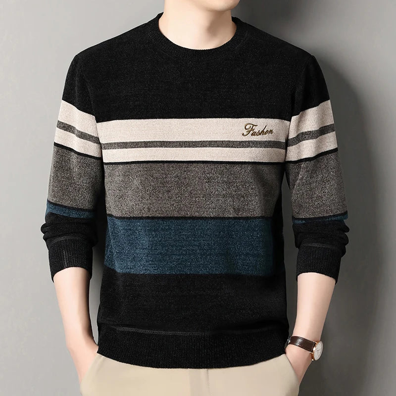 Men’s Multicolor Striped Sweater