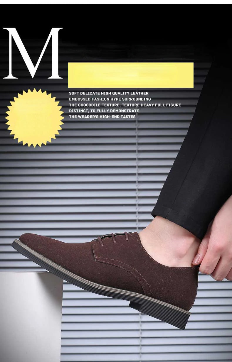 Herren Freizeitschuhe - Wildleder mit Schnürsenkeln