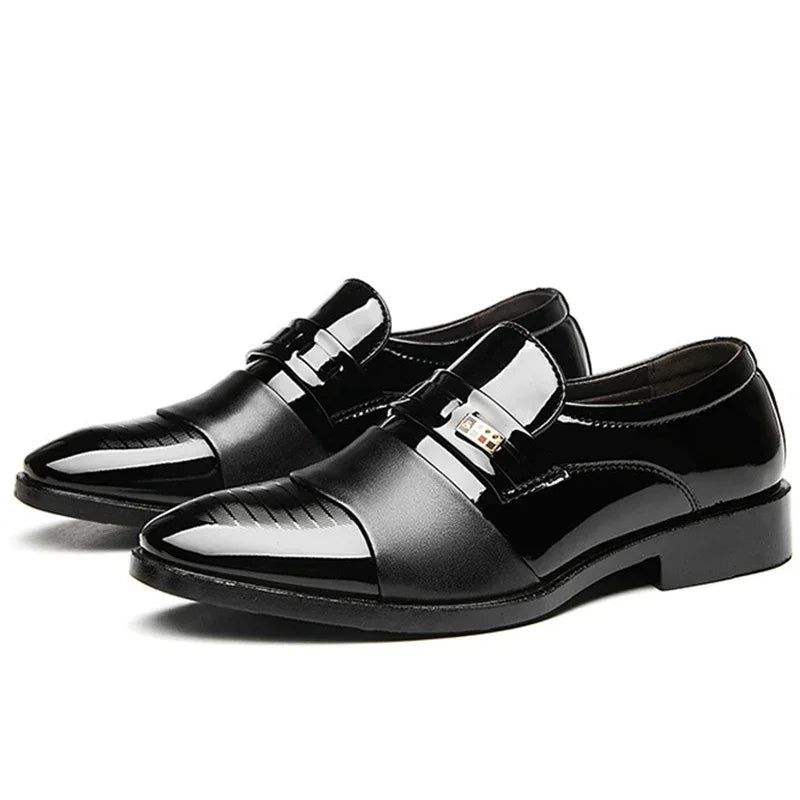 Herren-Lederschuhe – formelle Hochzeit, Business-Casual-Oxford-Schuhe