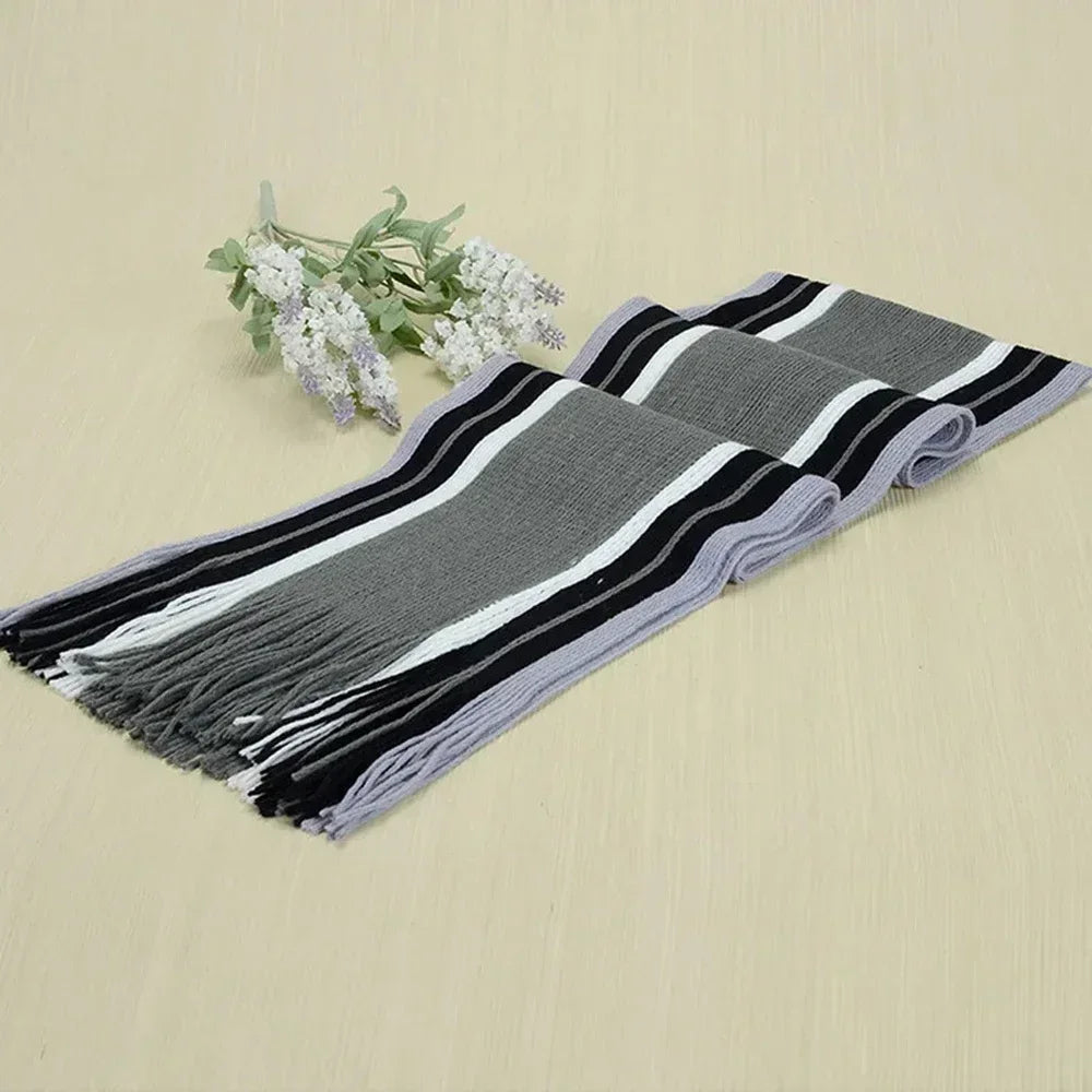 Classic Men's Scarf - Striped Business Casual