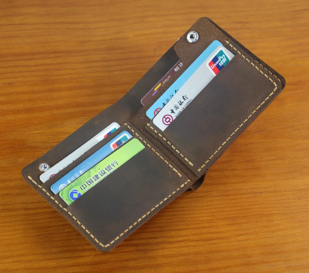 Men’s Wallet – Compact Model with Coin Pocket