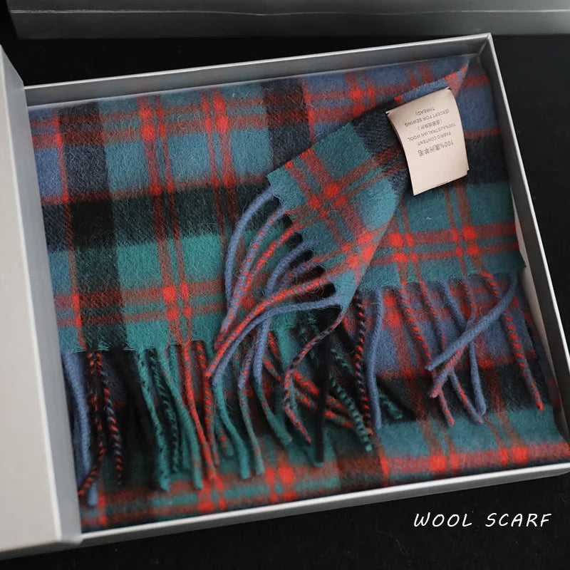 Men's wool scarf - British versatile