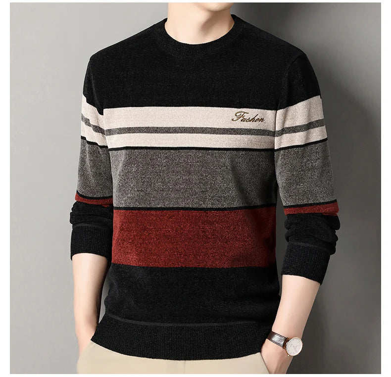 Men’s Multicolor Striped Sweater