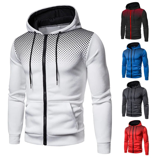 Gradient Print Sports Jacket – Performance Edition
