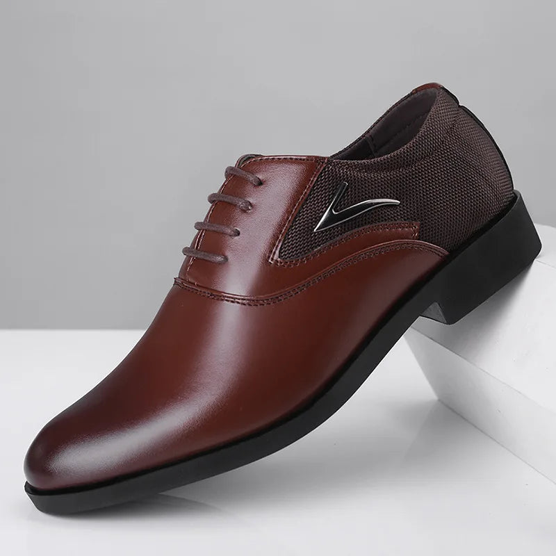 Herrenschuhe – Klassisches Freizeitleder, weich und formell