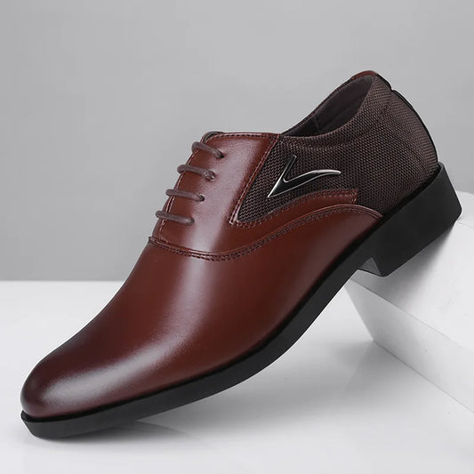 Men's Shoes - Classic Casual Leather, Soft and Formal