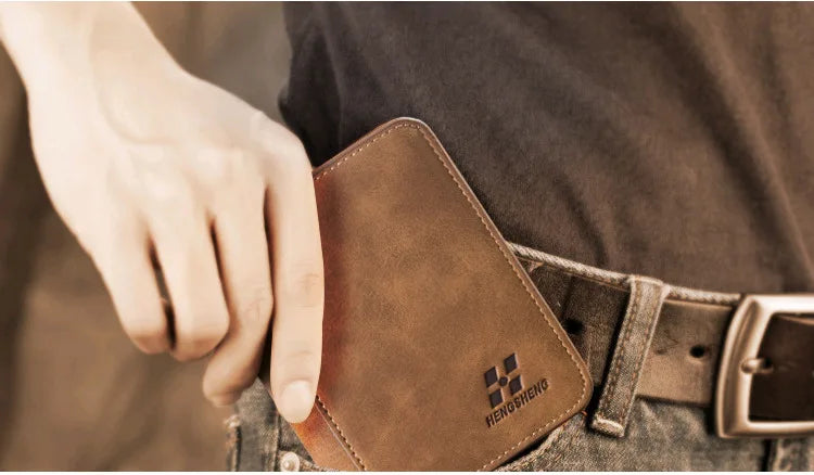 Men’s Synthetic Leather Wallet – Classic and Functional Design