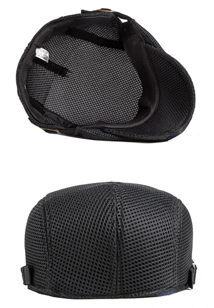 Men's Breathable Mesh Beret - Comfort and Style for All Seasons