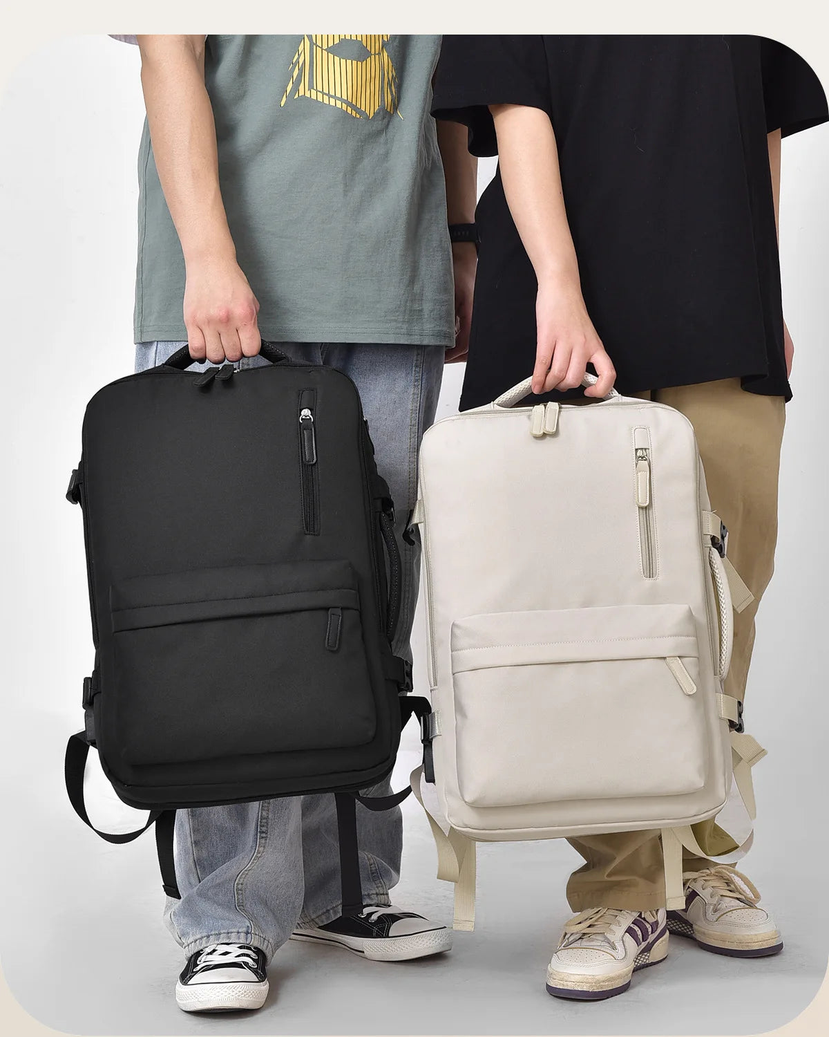 Men’s Multifunctional Backpack – Expandable, Waterproof, and Large Capacity