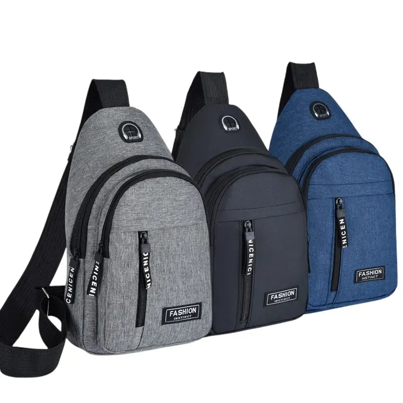 Men’s Casual Crossbody Sling Bag – Lightweight Urban Chest Pack for Daily Essentials