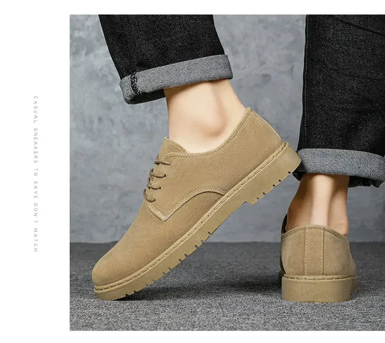 Men's Sneakers - Fashionable Formal Loafers with Soft Sole