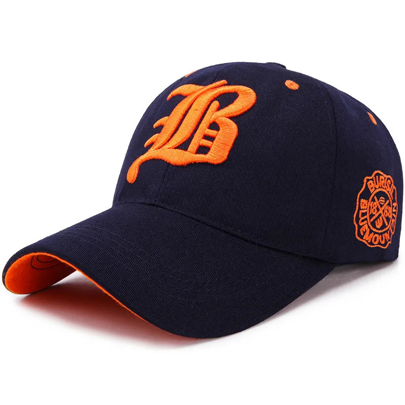 3D Embroidered Curved Brim Cap