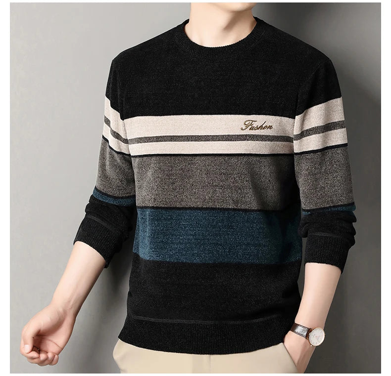 Men’s Multicolor Striped Sweater