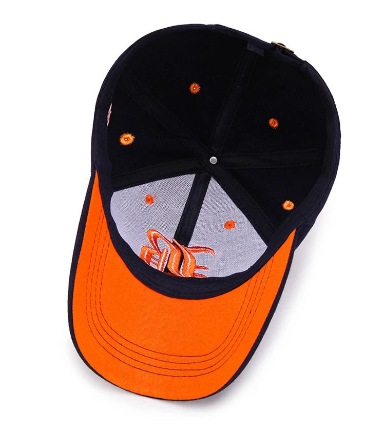 3D Embroidered Curved Brim Cap