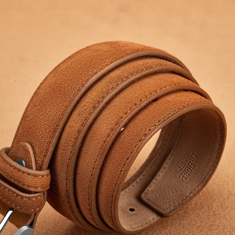 Men’s Suede Belt – Classic and Versatile Style