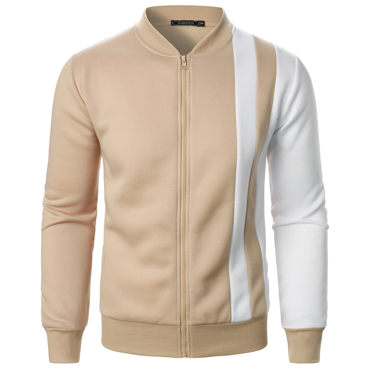Men’s Sport Jacket with Contrasting Design and Slim Fit