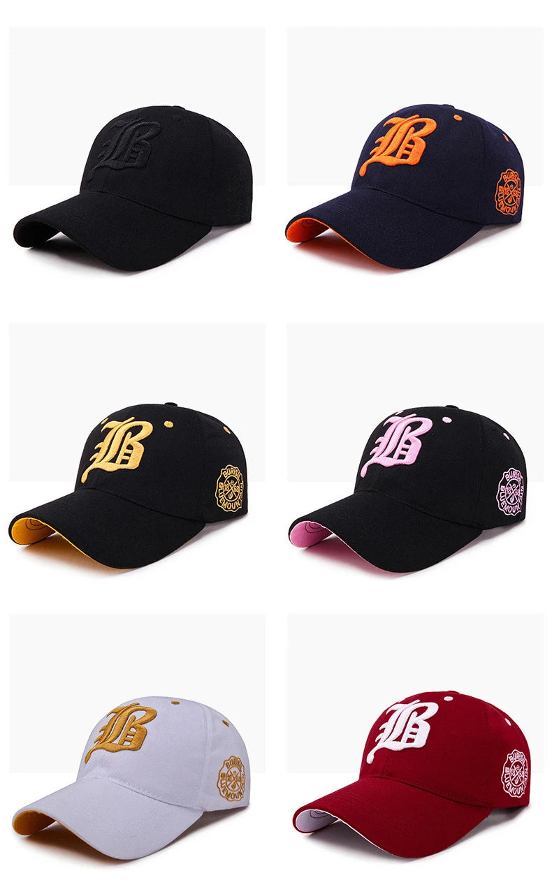 3D Embroidered Curved Brim Cap
