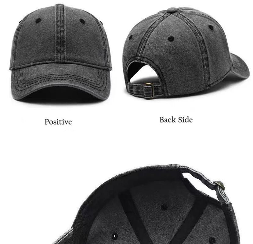 Men’s Casual Cap with Washed Look