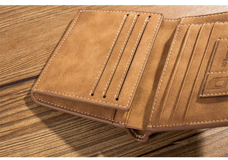 Men’s Synthetic Leather Wallet – Classic and Functional Design