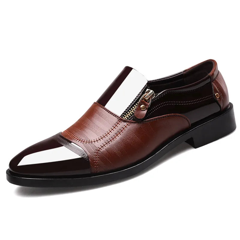 Formelle Lederschuhe für Herren – spitze Zehenpartie, lässige Luxus-Herrenschuhe für Herren