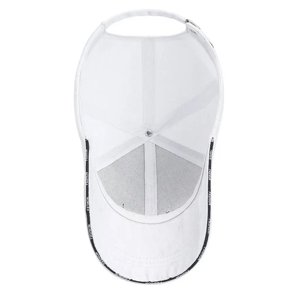 Premium Casual Cap, UV Protection - Adjustable, Solid Color, for Outdoor Running