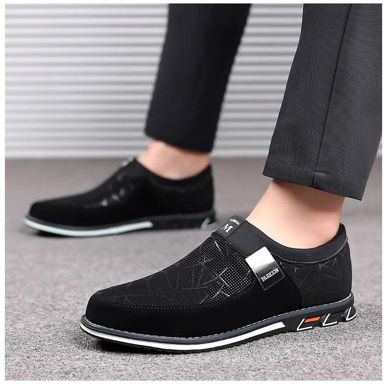 Herren Businessschuhe aus Leder - Bequeme Halbschuhe für die Arbeit