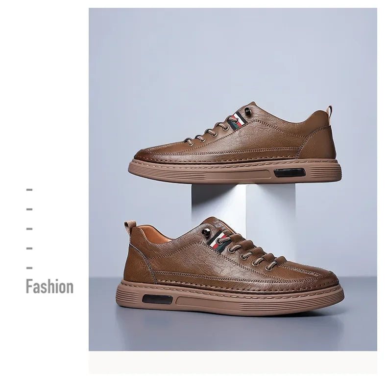 Men's Versatile Casual Shoes - Ultra Soft Leather and Pleasure