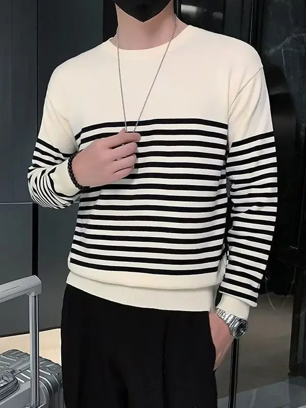 Modern Men’s Striped Sweater
