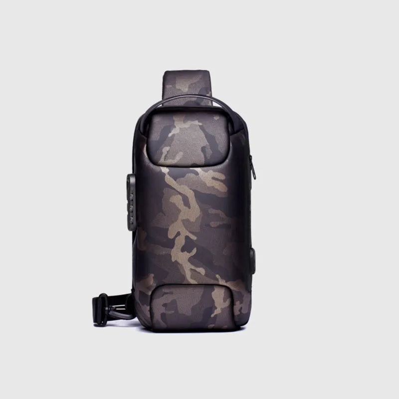 Anti-Theft Crossbody Bag with USB Charging – Modern, Secure, and Waterproof