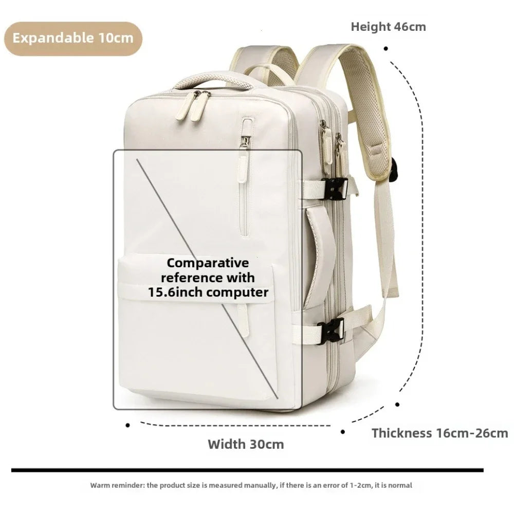 Men’s Multifunctional Backpack – Expandable, Waterproof, and Large Capacity