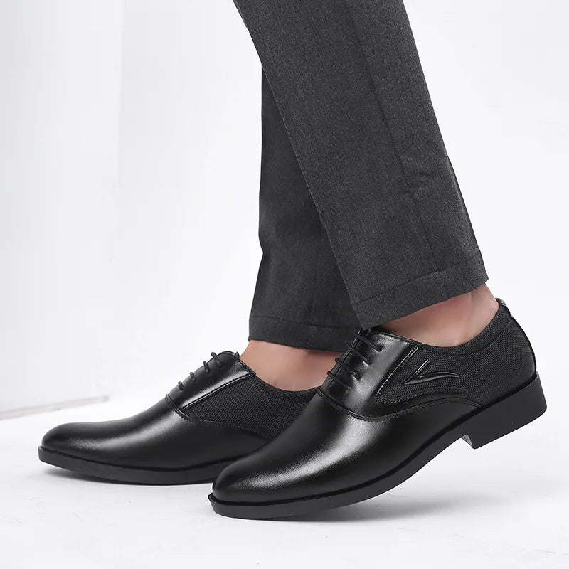 Herrenschuhe – Klassisches Freizeitleder, weich und formell