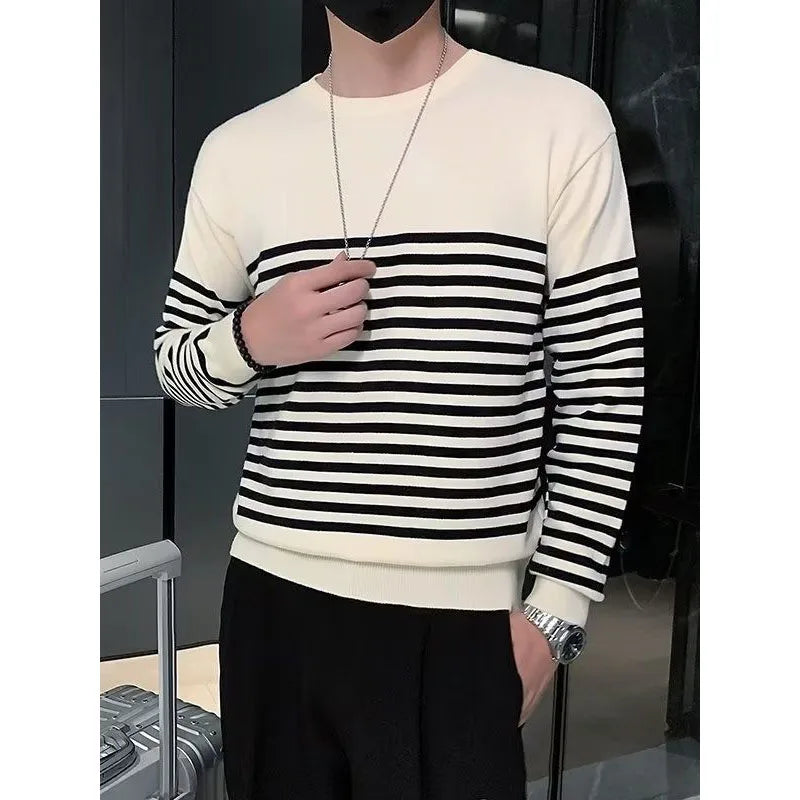 Modern Men’s Striped Sweater