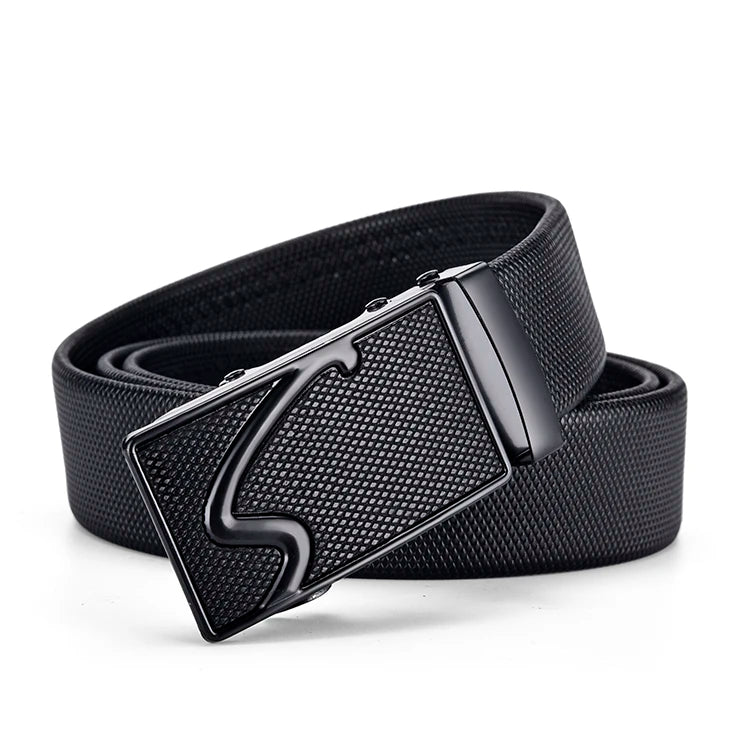 Men’s Automatic Buckle Belt – Elegant Leather Waistband