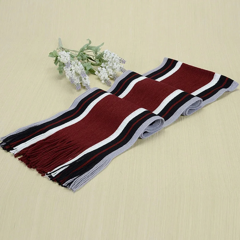 Classic Men's Scarf - Striped Business Casual