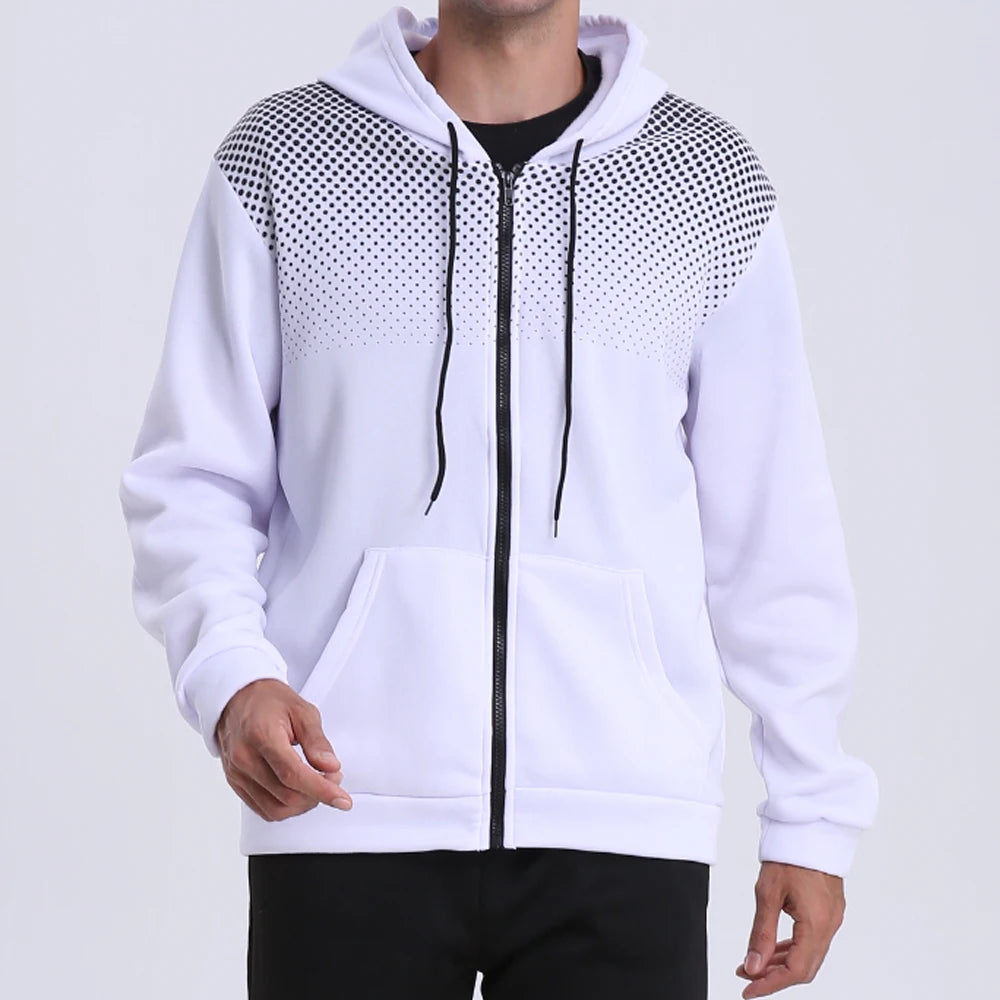 Gradient Print Sports Jacket – Performance Edition