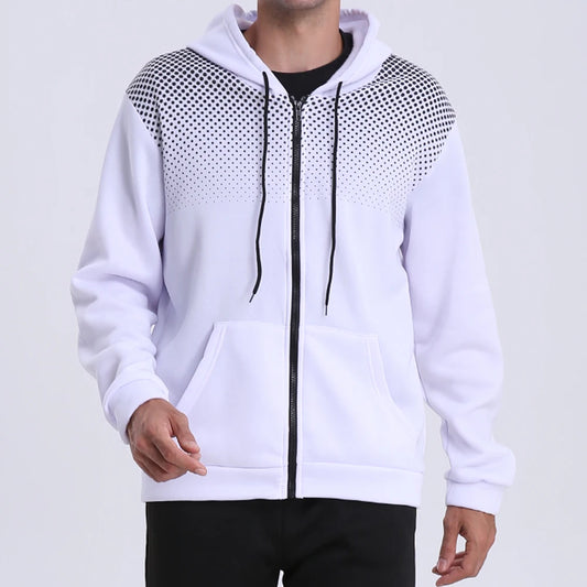 Gradient Print Sports Jacket – Performance Edition