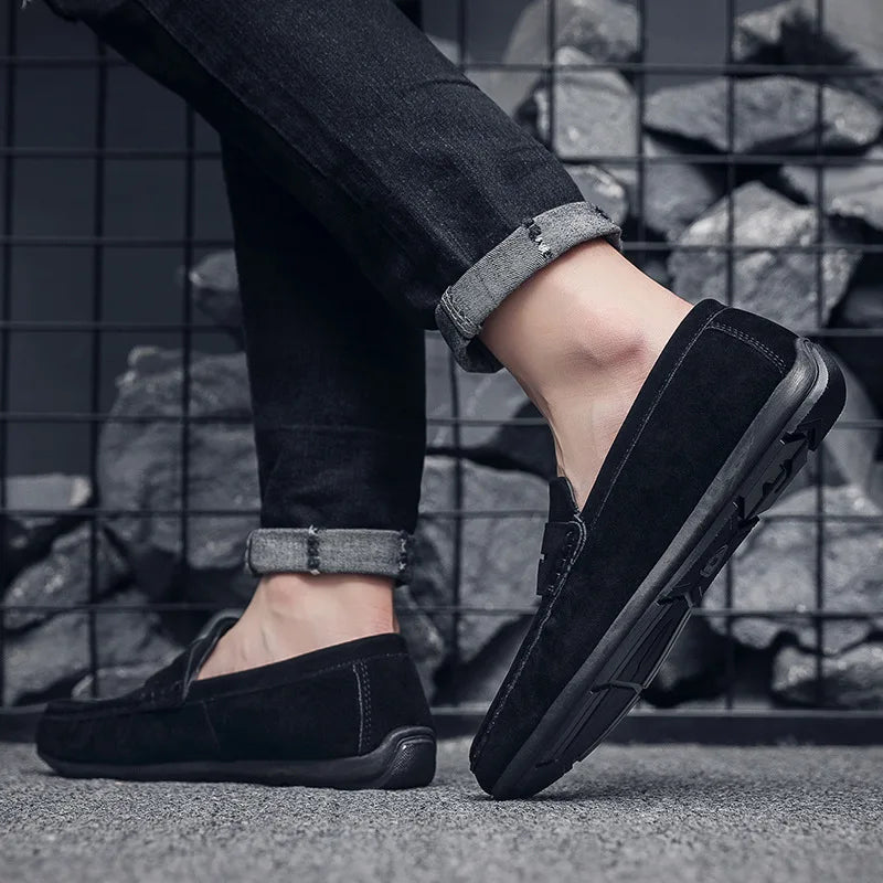 Frühlings-Loafer für Herren – Wildlederschuhe, weich und hochwertig