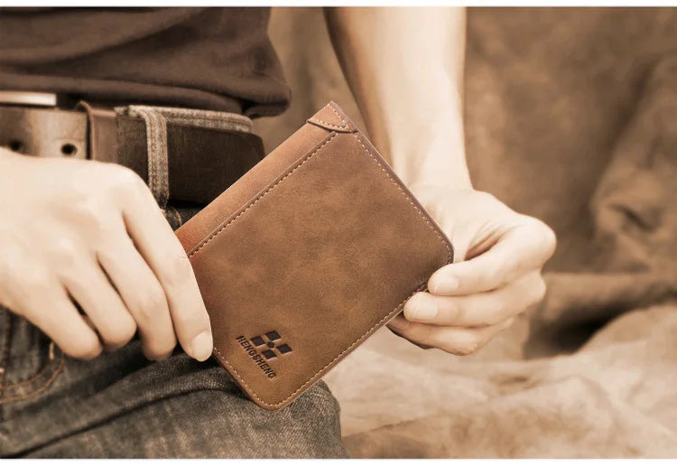 Men’s Synthetic Leather Wallet – Classic and Functional Design
