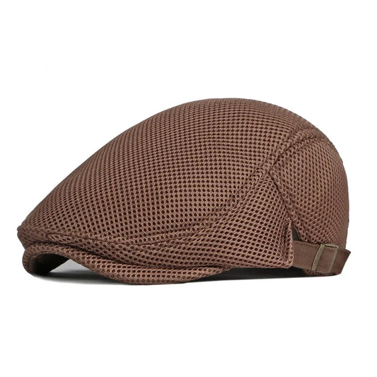 Men's Breathable Mesh Beret - Comfort and Style for All Seasons