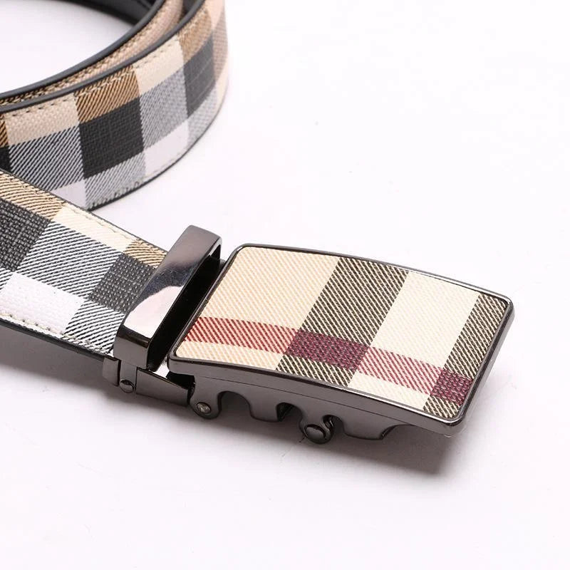 Men’s Designer Belt with Automatic Buckle – Modern and Stylish