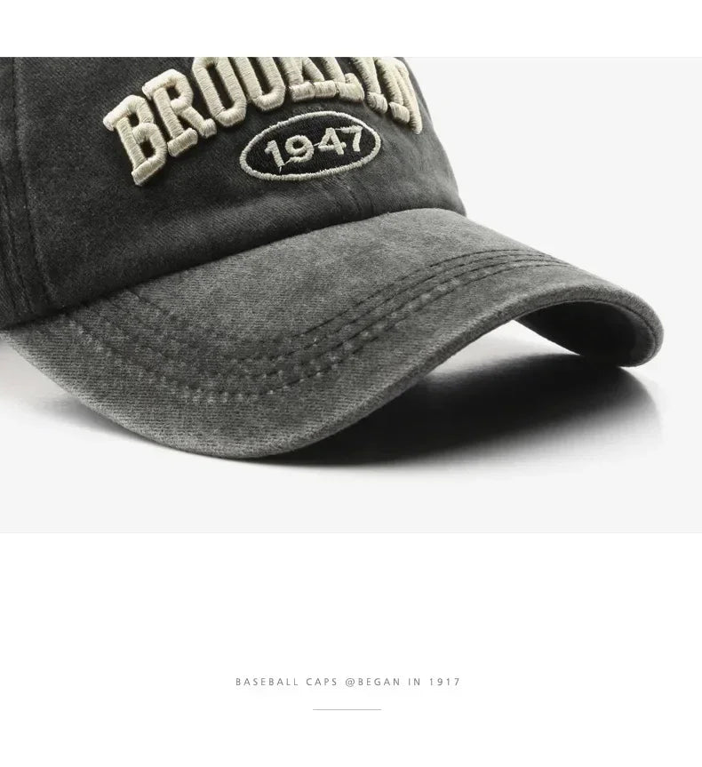 Vintage Brooklyn Cap – Retro Casual Style