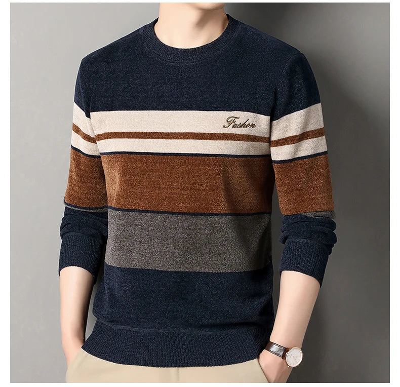 Men’s Multicolor Striped Sweater