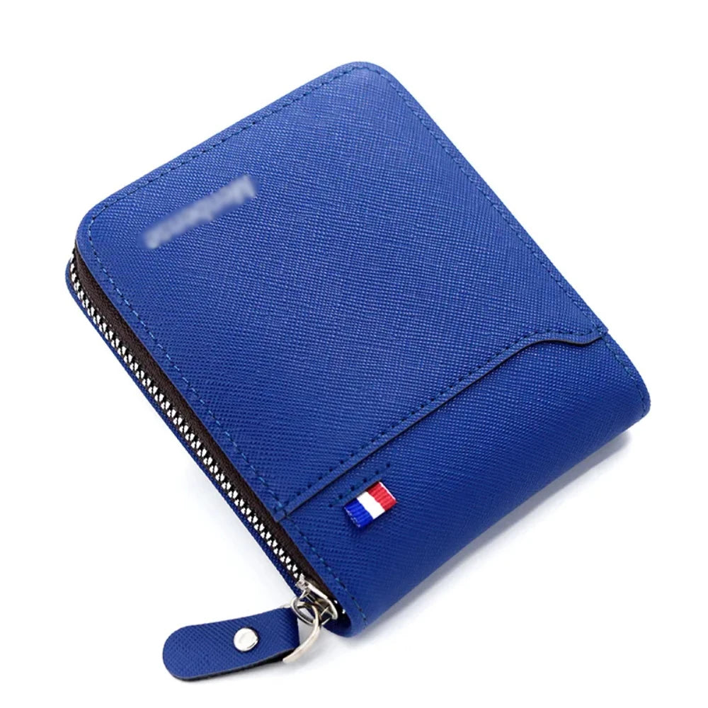 Compact Men’s Zip Wallet – Stylish & Secure
