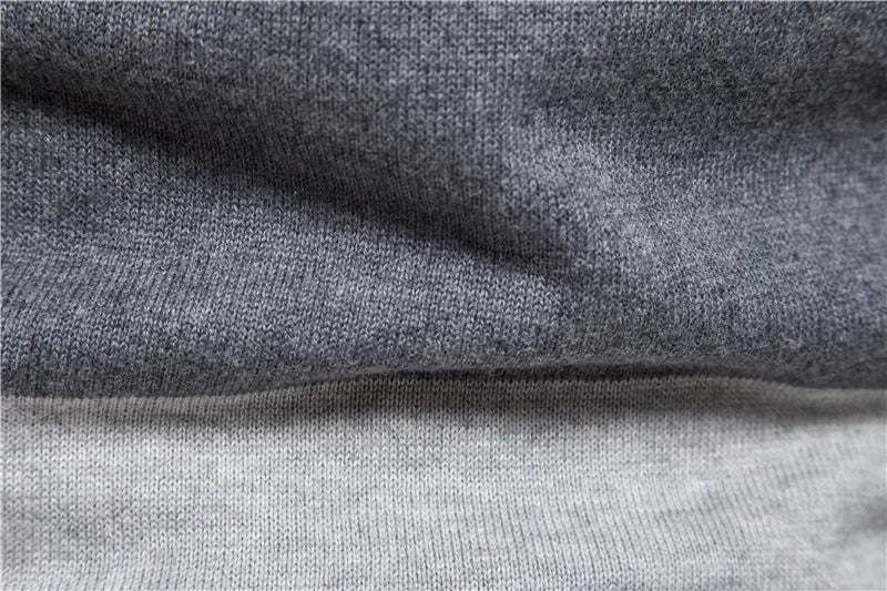Men’s Casual Striped Knit Sweater – Modern Style for Fall and Winter
