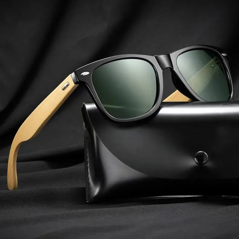 Men’s Sunglasses with Wooden Temples – Style and Sustainability UV400