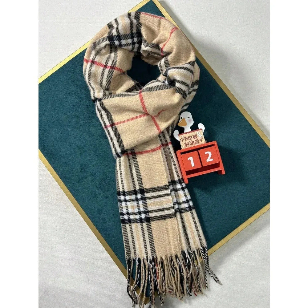 Warm Scarf - Winter Design, Men's Shawl.