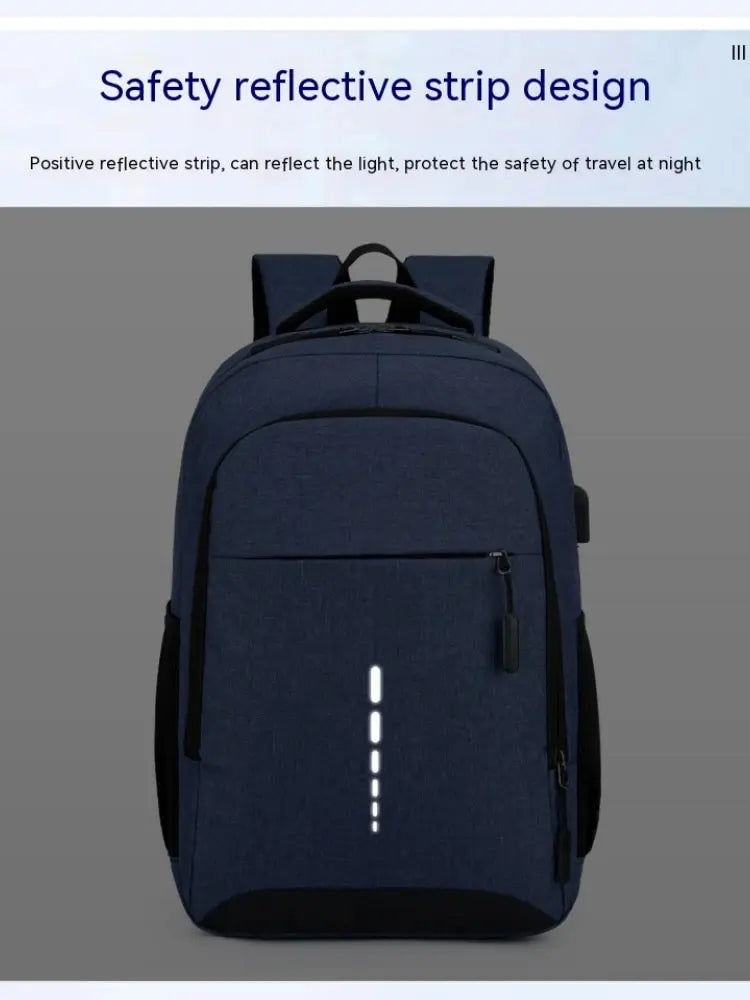 Men’s Premium Anti-Theft Backpack with USB Port – Modern Waterproof Design & Large Capacity for Laptop