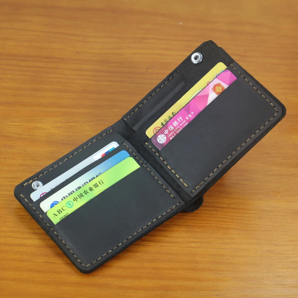 Men’s Wallet – Compact Model with Coin Pocket
